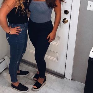 Comfiest jeggings ever! Feel like leggings.